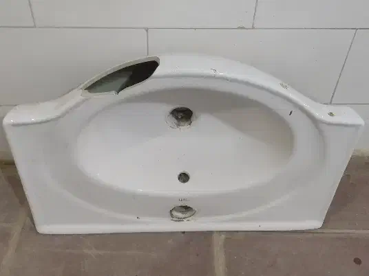 روشویی بزرگ بدون پایه|لوازم سرویس بهداشتی|یزد, |دیوار