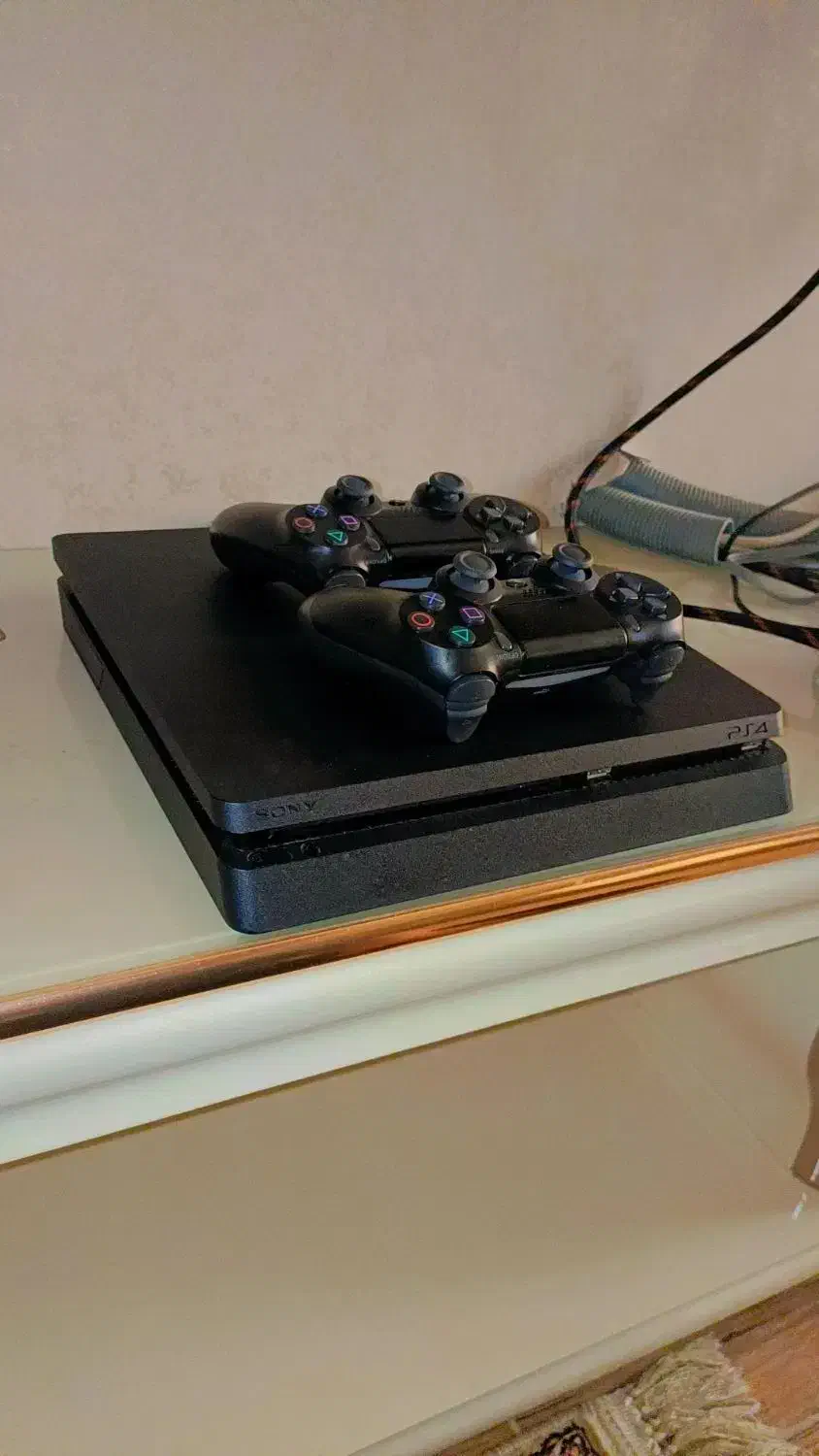 ps4 پی اس فور اسلیم دو دسته نونو|کنسول، بازی ویدئویی و آنلاین|شوشتر, |دیوار