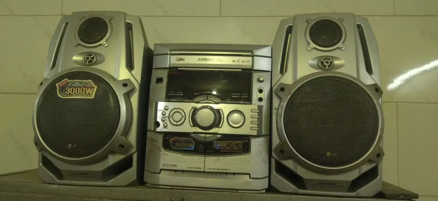 ضبط ال جی ۳۰۰۰ دو باند بزرگ|سیستم صوتی خانگی|خمینیشهر, |دیوار