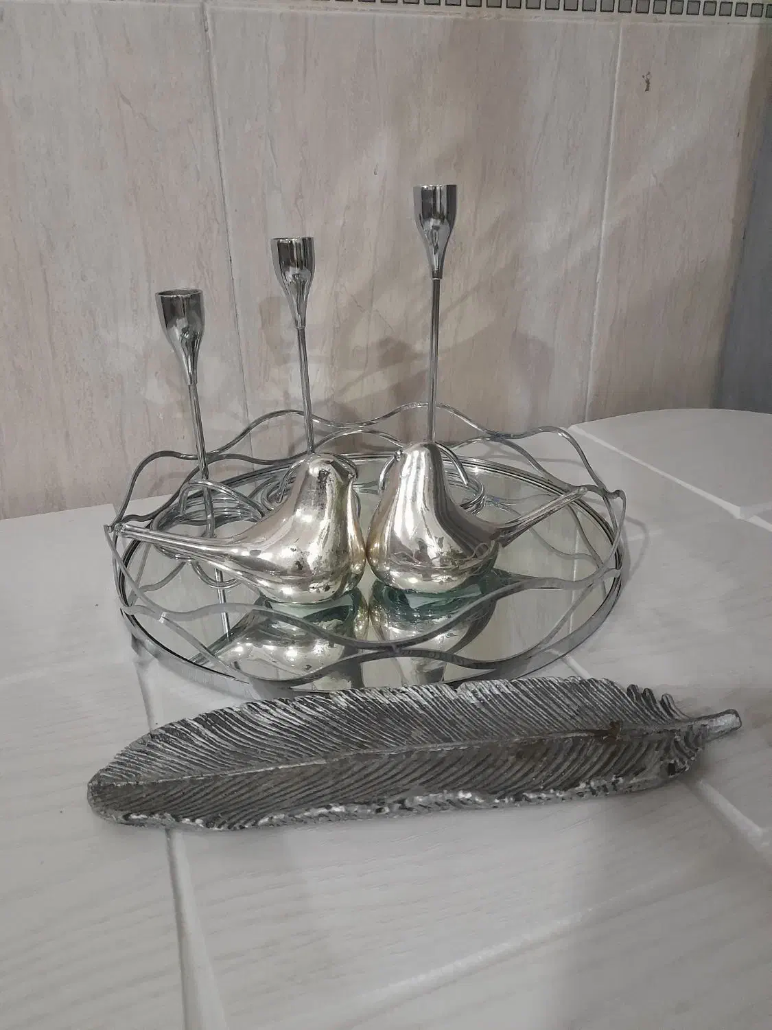 دکوری نقره ای|مجسمه، تندیس، ماکت|تربت‌حیدریه, پائین ولایت|دیوار