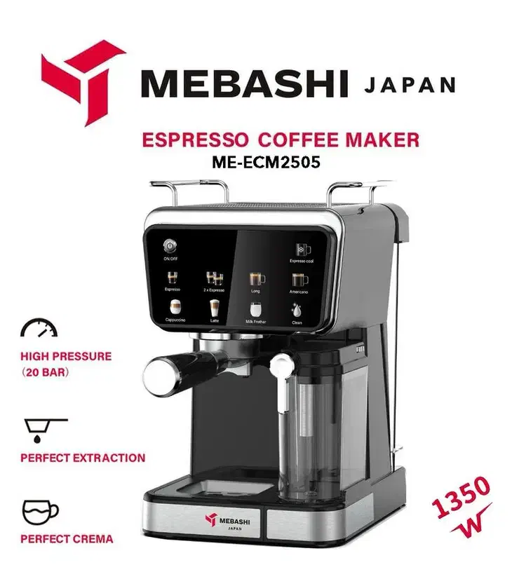 اسپرسوساز مباشی مدل ME-ECM2505|سماور، چای‌ساز، قهوه‌ساز|فردیس, فردیس|دیوار