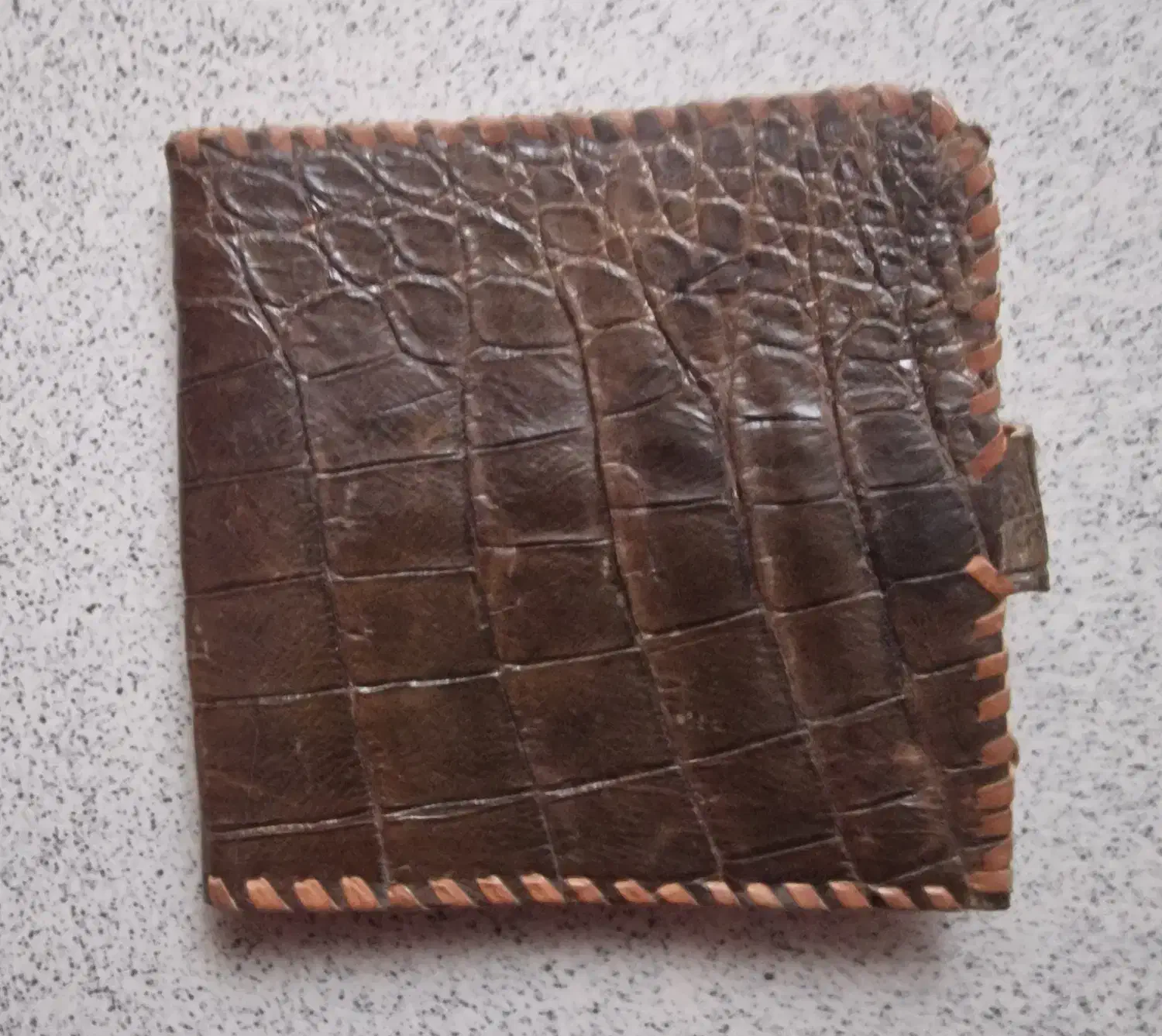 کیف پول /جیبی پوست کروکودیل دست دوز سودانی|کیف، کفش، کمربند|تهران, امانیه|دیوار