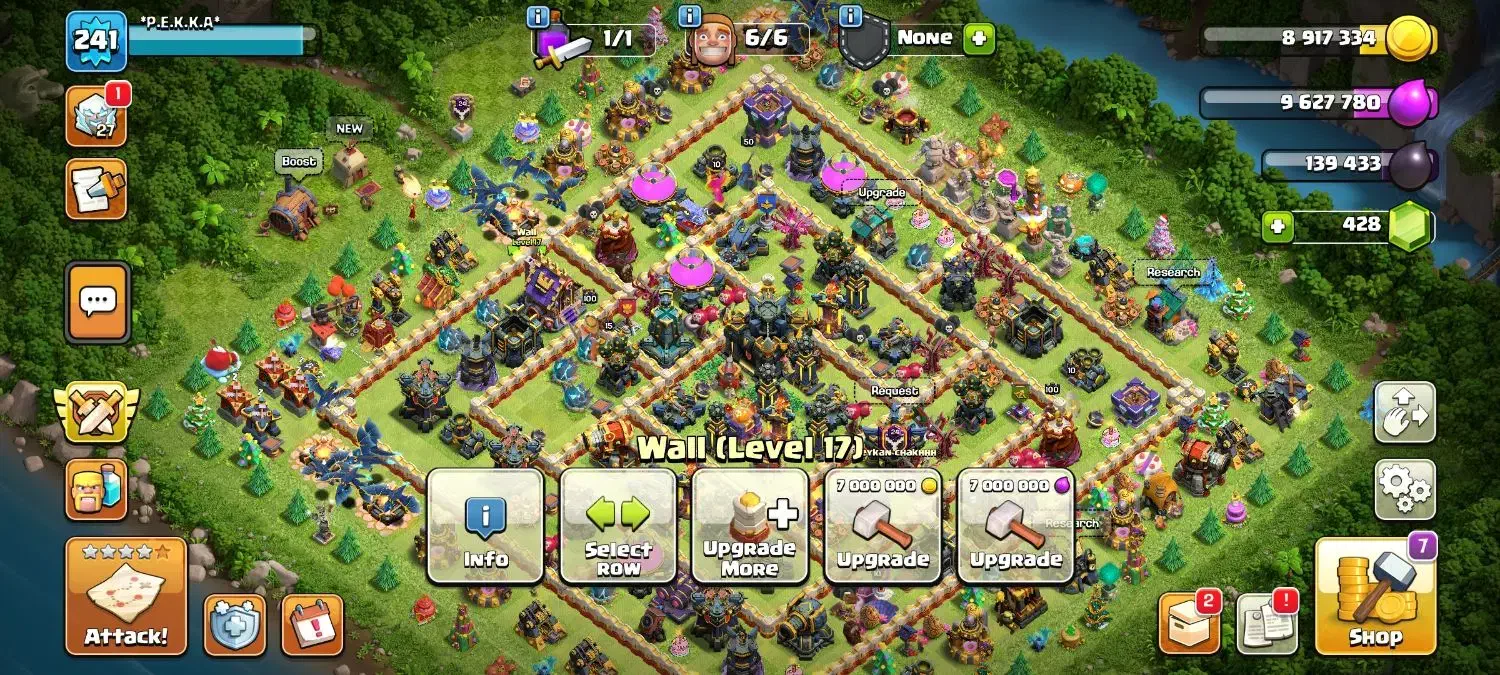 بازی و گیم کلش آف کلنز|کنسول، بازی ویدئویی و آنلاین|ایذه, |دیوار