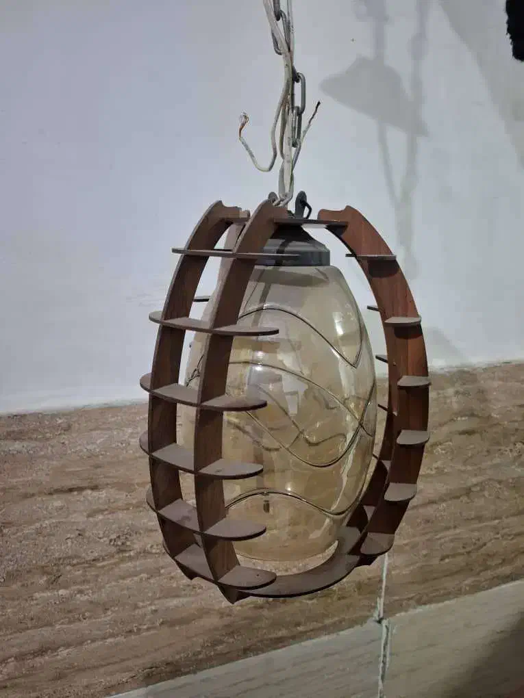 لوستر چوبی|لوستر و چراغ آویز|ورامین, ورامین|دیوار