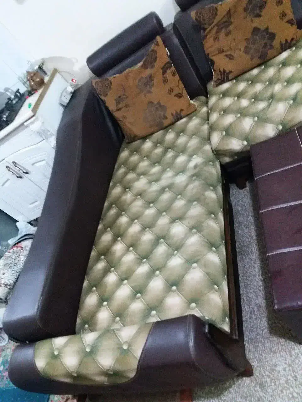 مبل ۷نفره راحتی ترکیه ای اصل|مبلمان خانگی و میز عسلی|تهران, گمرک|دیوار