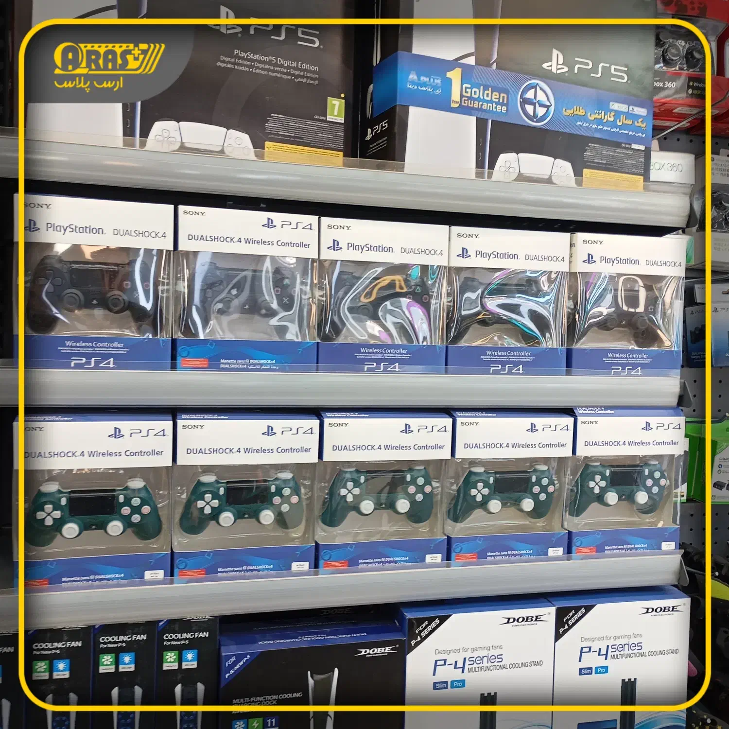 دسته ps 4 درجه یک|کنسول، بازی ویدئویی و آنلاین|مشهد, سراب|دیوار