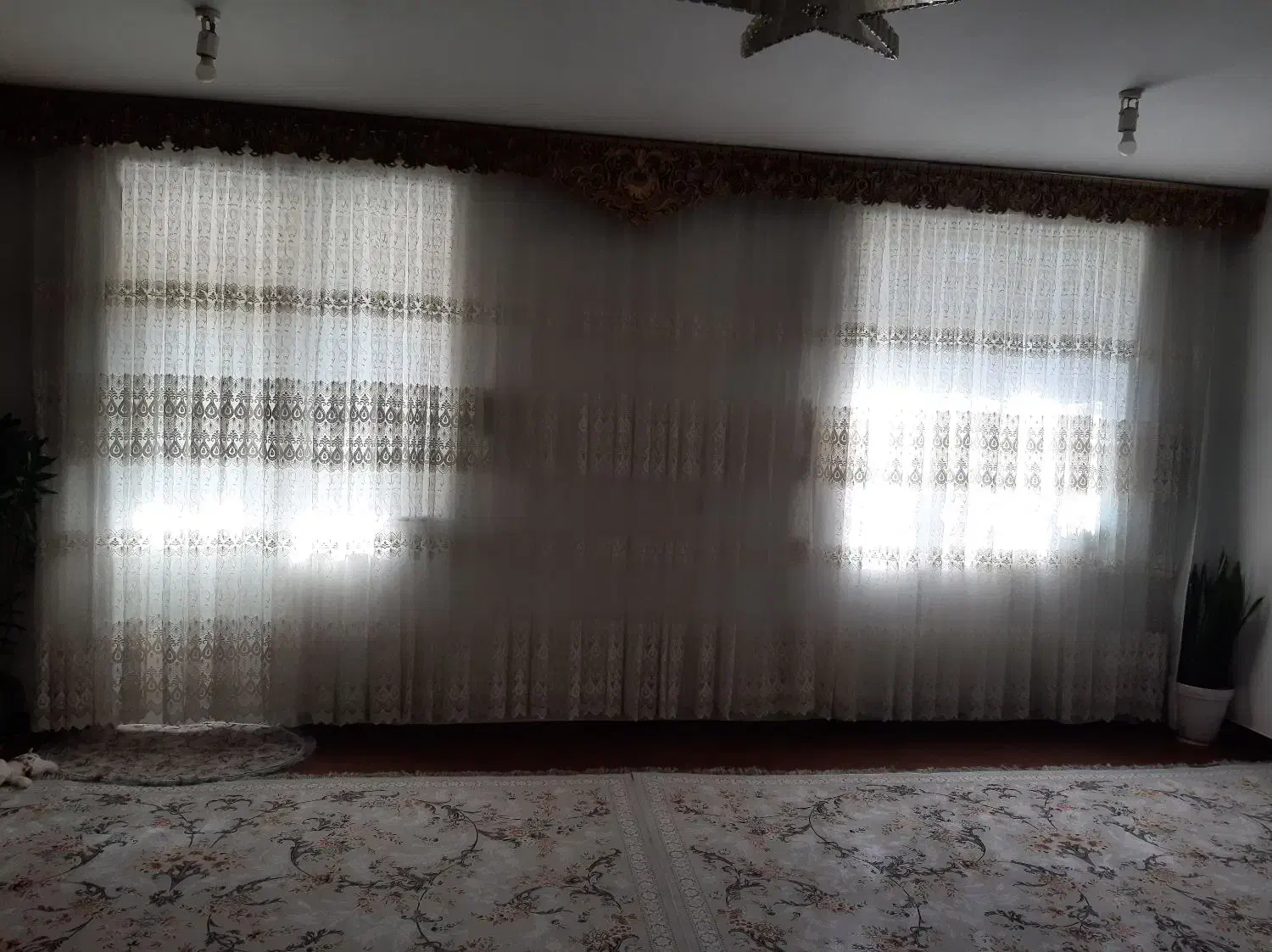 پرده بزرگ پذیرایی و دوتا اتاق خواب بهمراه کتیبه|پرده، رانر، رومیزی|سنندج, |دیوار