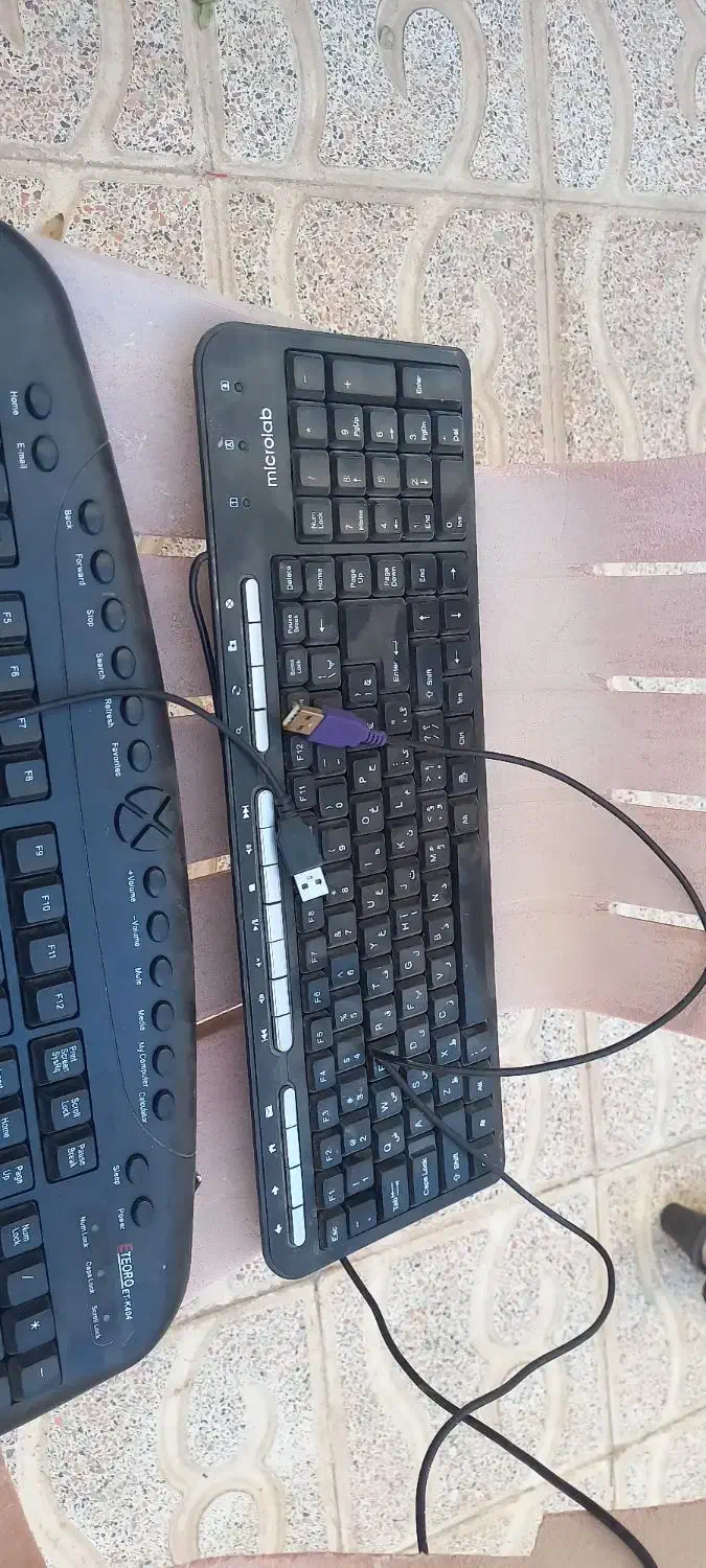 دو عدد کیبورد|قطعات و لوازم جانبی رایانه|میاندوآب, |دیوار