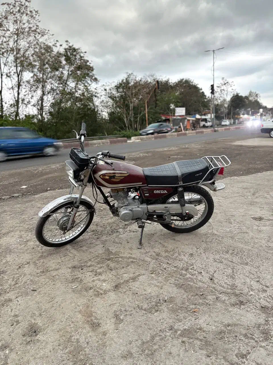 موتور هوندا مزایده|موتورسیکلت|رشت, لاکان|دیوار