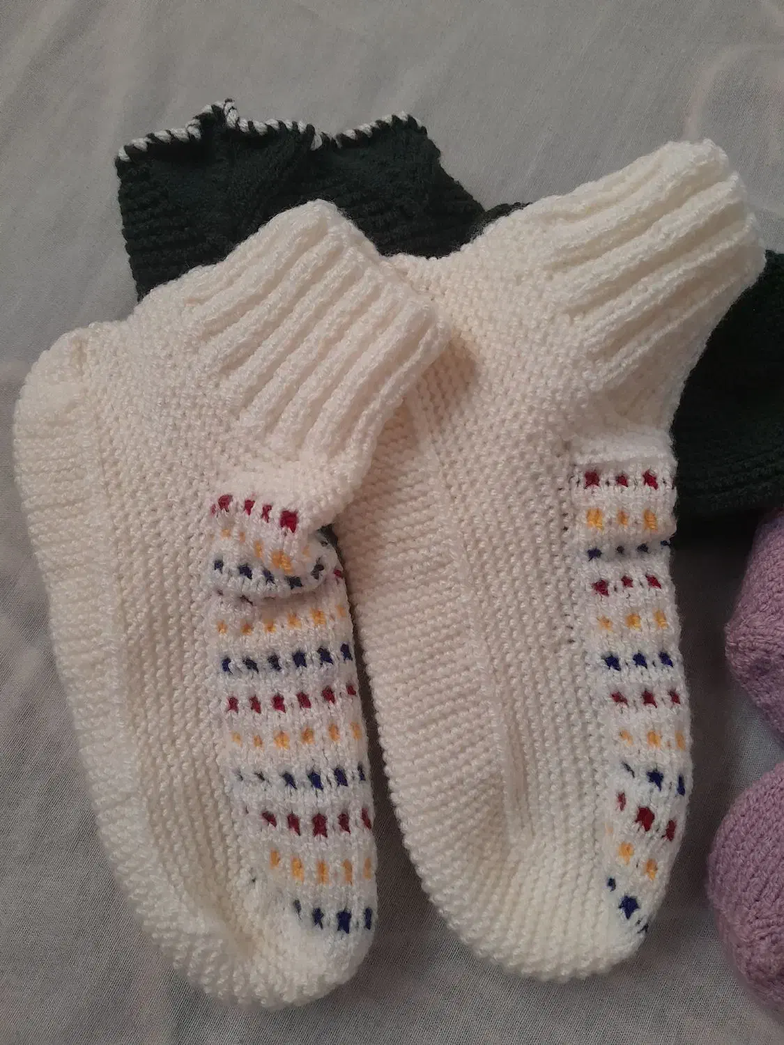 جوراب دست بافت خودم|لباس|گنبد کاووس, |دیوار