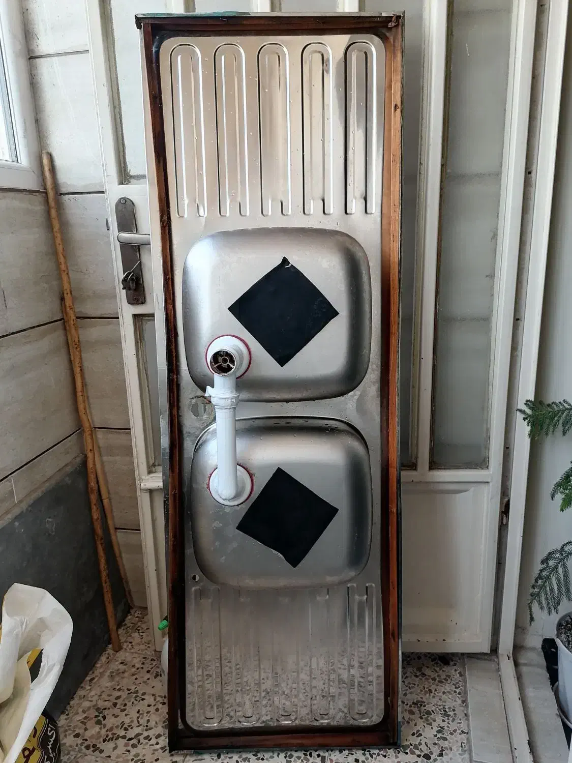 سینک استیل|آبچکان و نظمدهنده ظروف|اهواز, یوسفی|دیوار