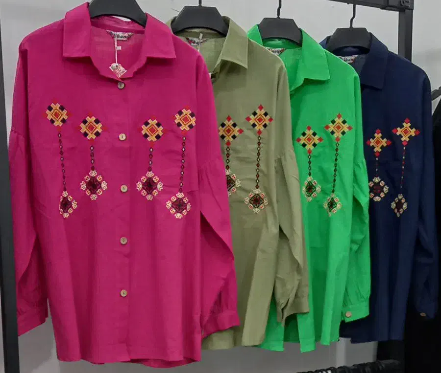 شومیز تونیک نخ پنبه ٪۱۰۰ به قیمت تولیدی|لباس|خاوران, |دیوار