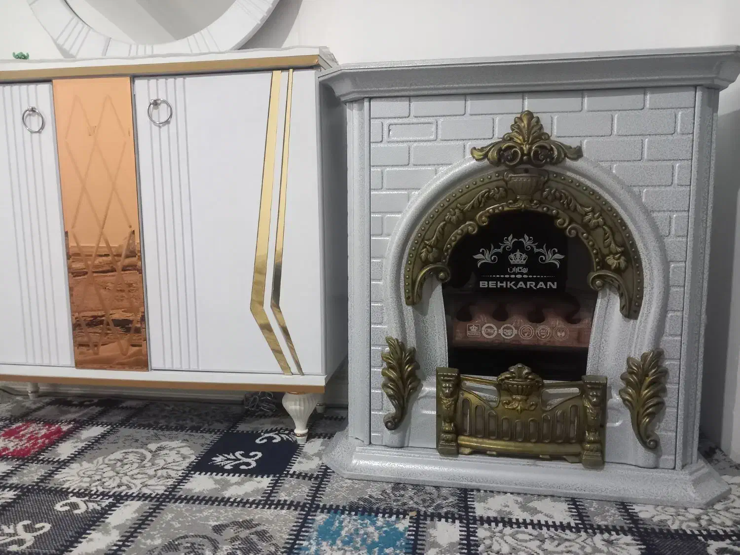 بخاری بهکاران|بخاری، هیتر، شومینه|رباطکریم, نصیرشهر|دیوار