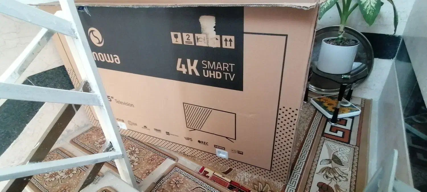 کارتون تلویزیون 65 اینچ|تلویزیون و پروژکتور|اسلام‌شهر, شهرک مفیدی|دیوار