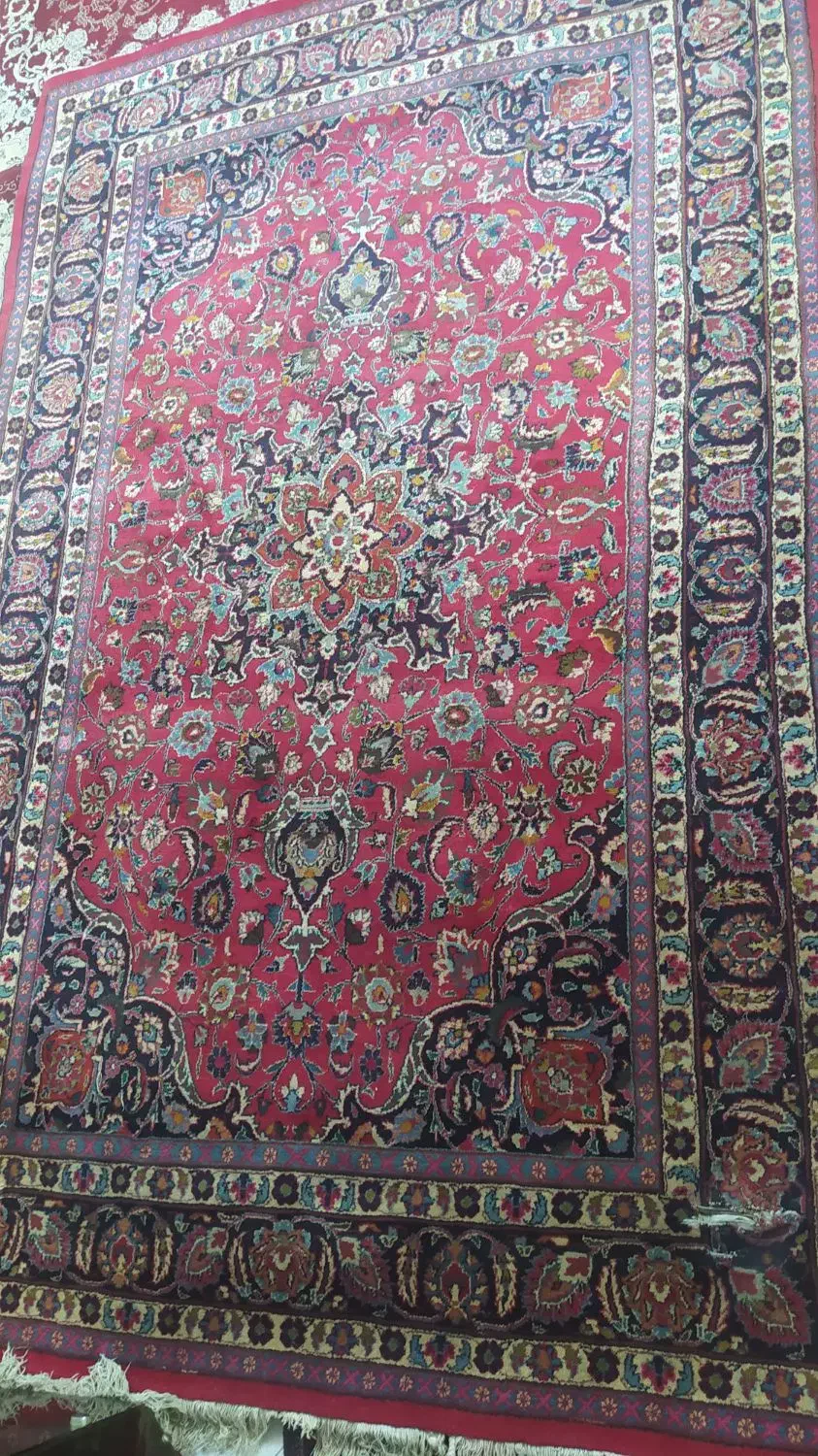 فرش دستباف ۶متری  وفرش ماشینی ۶متری|فرش|مشهد, زمرد|دیوار