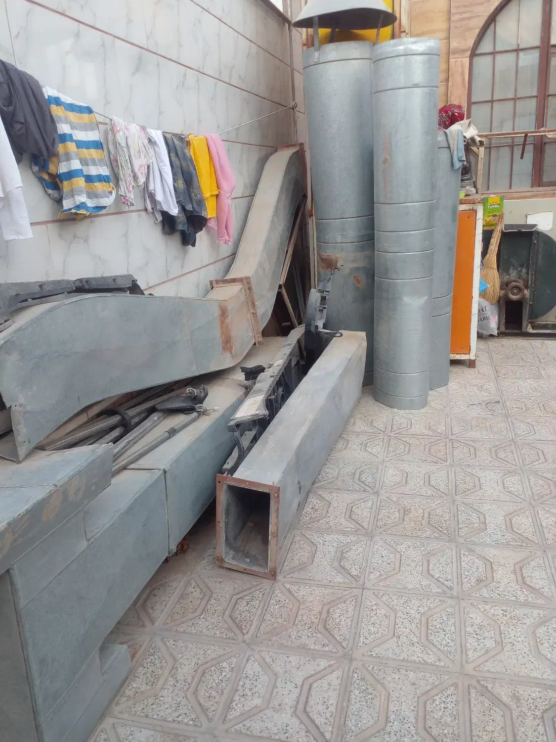 کانال وهواکش ورق سیم کوب قوی|مصالح و تجهیزات ساختمان|تربتحیدریه, کلاته توکلی|دیوار