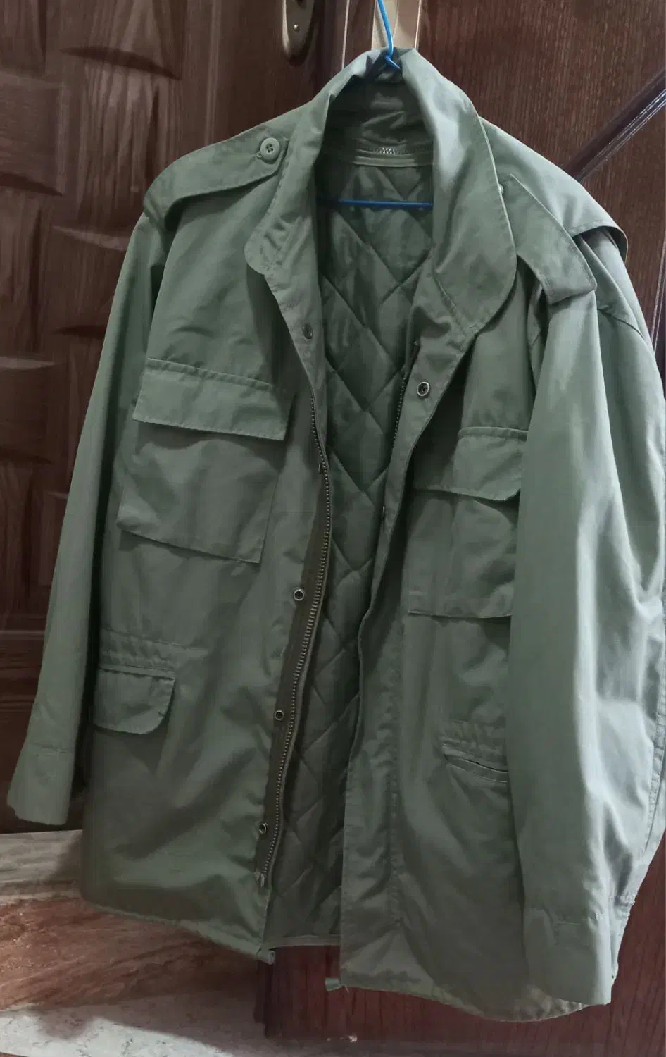 فروش اورکت سبز گرم در حد نو با قیمت استثنایی|لباس|یزد, |دیوار