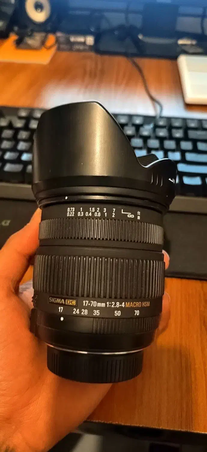 لنز سیگما برای نیکون sigma 17-70mm f1.4|دوربین عکاسی و فیلم‌برداری|تهران, میدان ولیعصر|دیوار