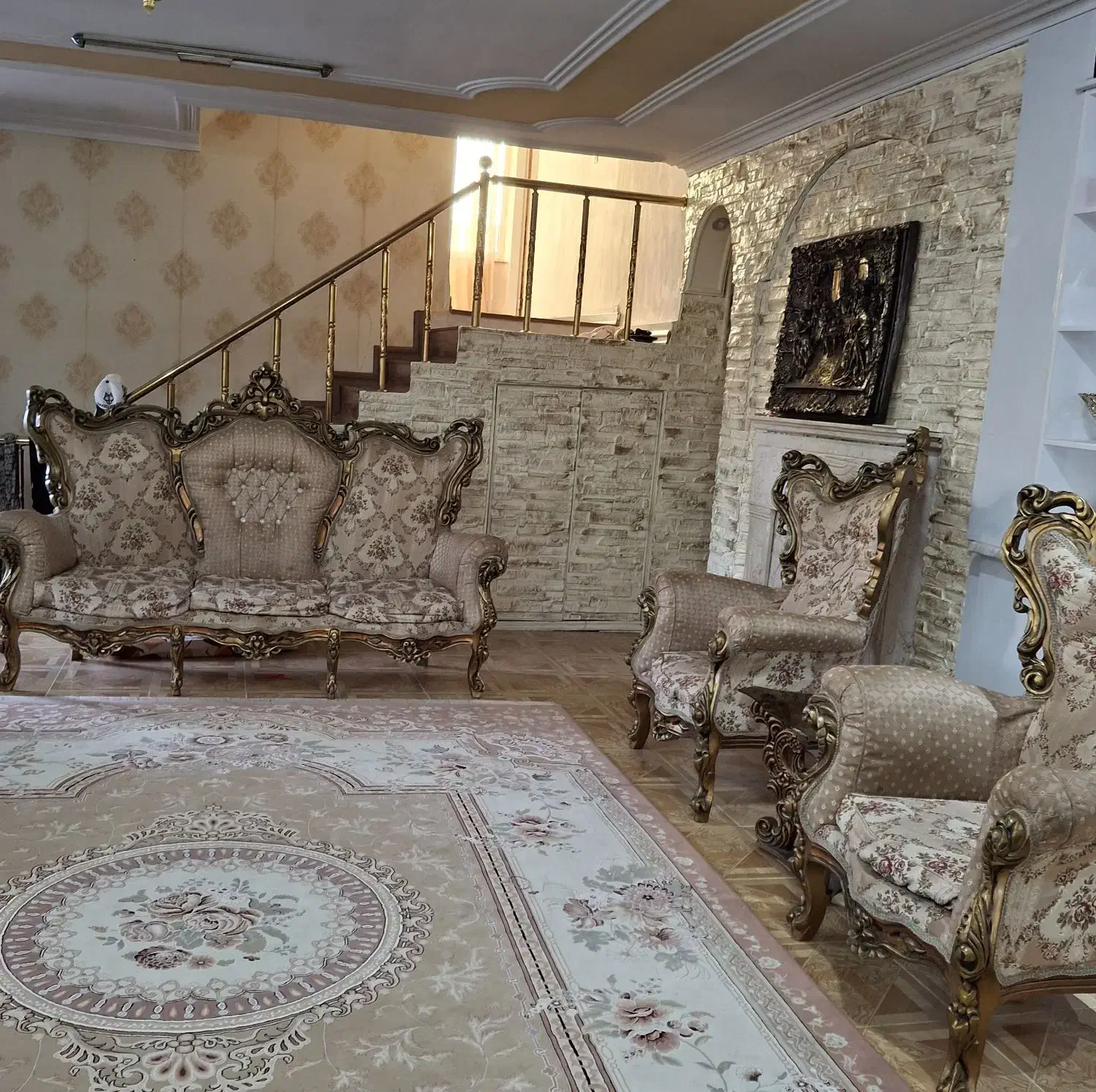 مبل سلطنتی|مبلمان خانگی و میز عسلی|خشکبیجار, |دیوار