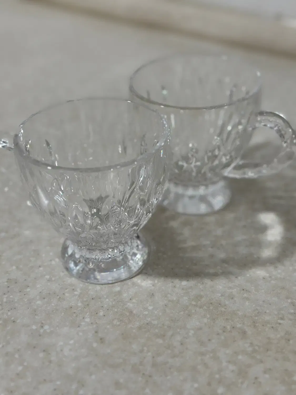 ست استکان و قندان کریستال خارجی|ظروف سرو و پذیرایی|ماهدشت, |دیوار