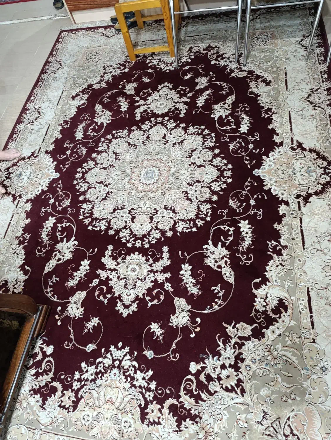 فرش ۶متری زرشکی|فرش|رشت, نیروی دریایی|دیوار