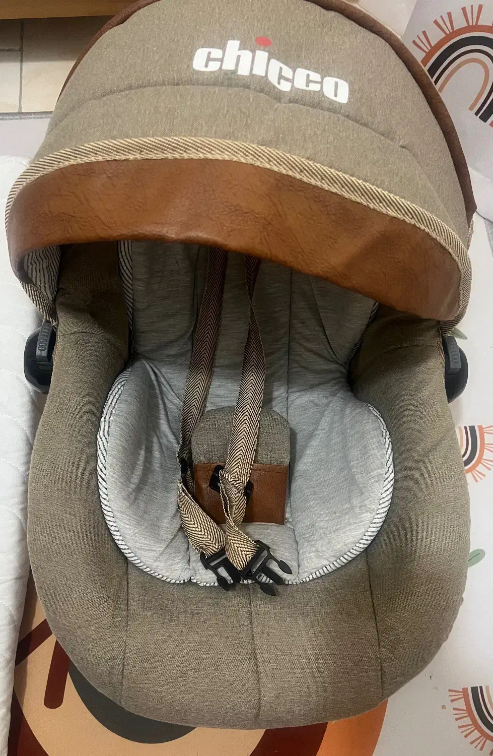 کریر دلیجان+تشک آنتی رفلاکس و بالش فرم دهی سر|اسباب و اثاث بچه|گرمدره, |دیوار