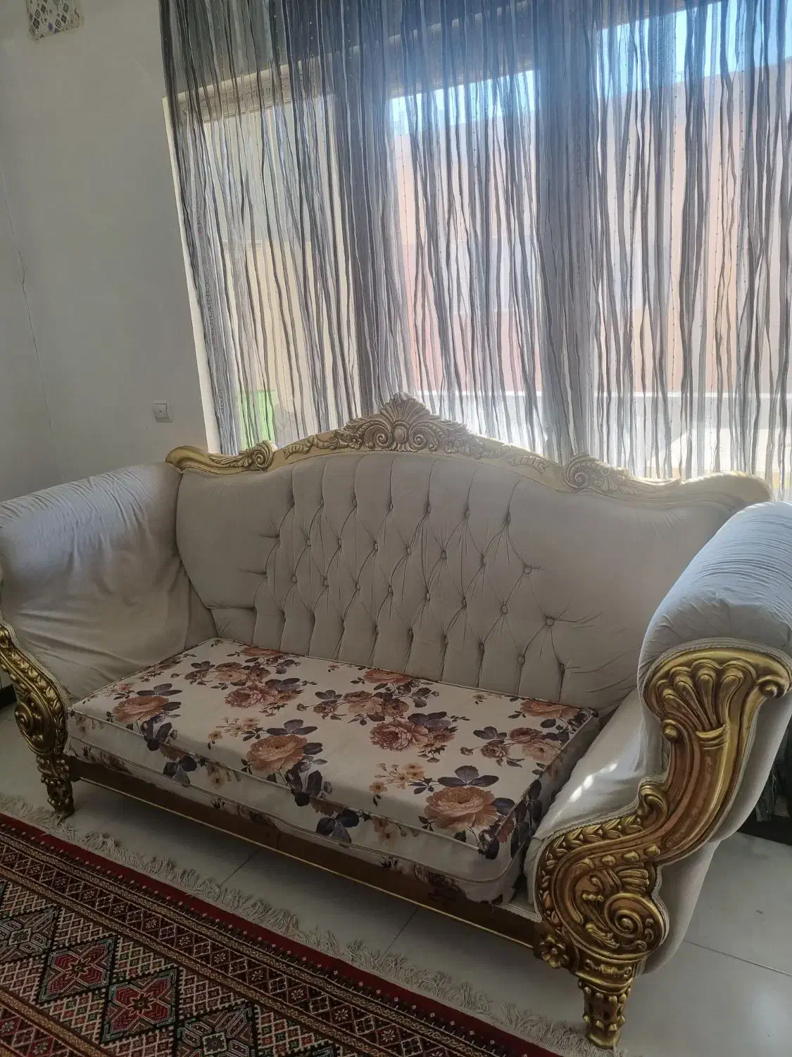 کاناپه سه نفره چوب راش|مبلمان خانگی و میز عسلی|محمدشهر, شهرک پیام (مهرالبرز)|دیوار