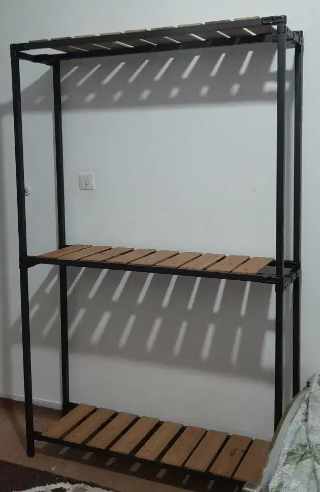 رگال ۲طبقه جنس فول درجه یک عمری|کتابخانه، شلف، قفسههای دیواری|بیجار, |دیوار