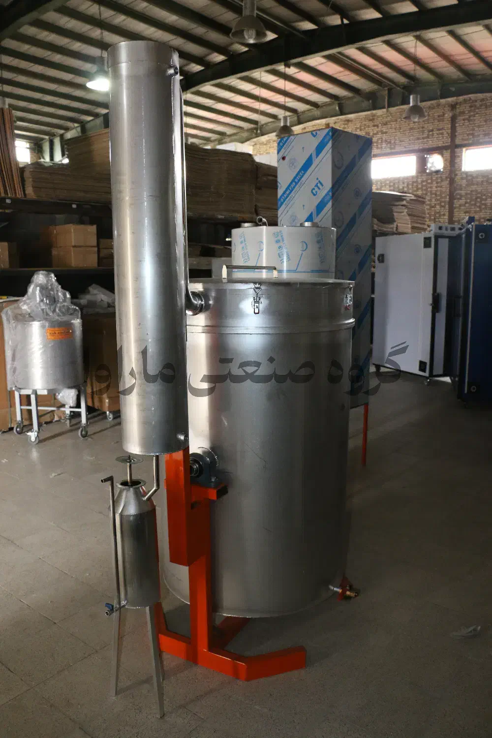 دیگ گلاب گیری گلاب گیر عرقگیر تقطیر 600 لیتر|ماشین‌آلات صنعتی|اراک, |دیوار