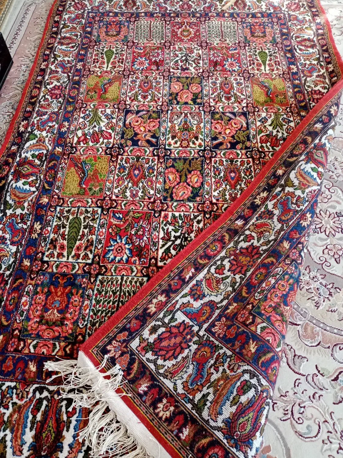 فرش دستبافت چالشتری|فرش|سامان, |دیوار