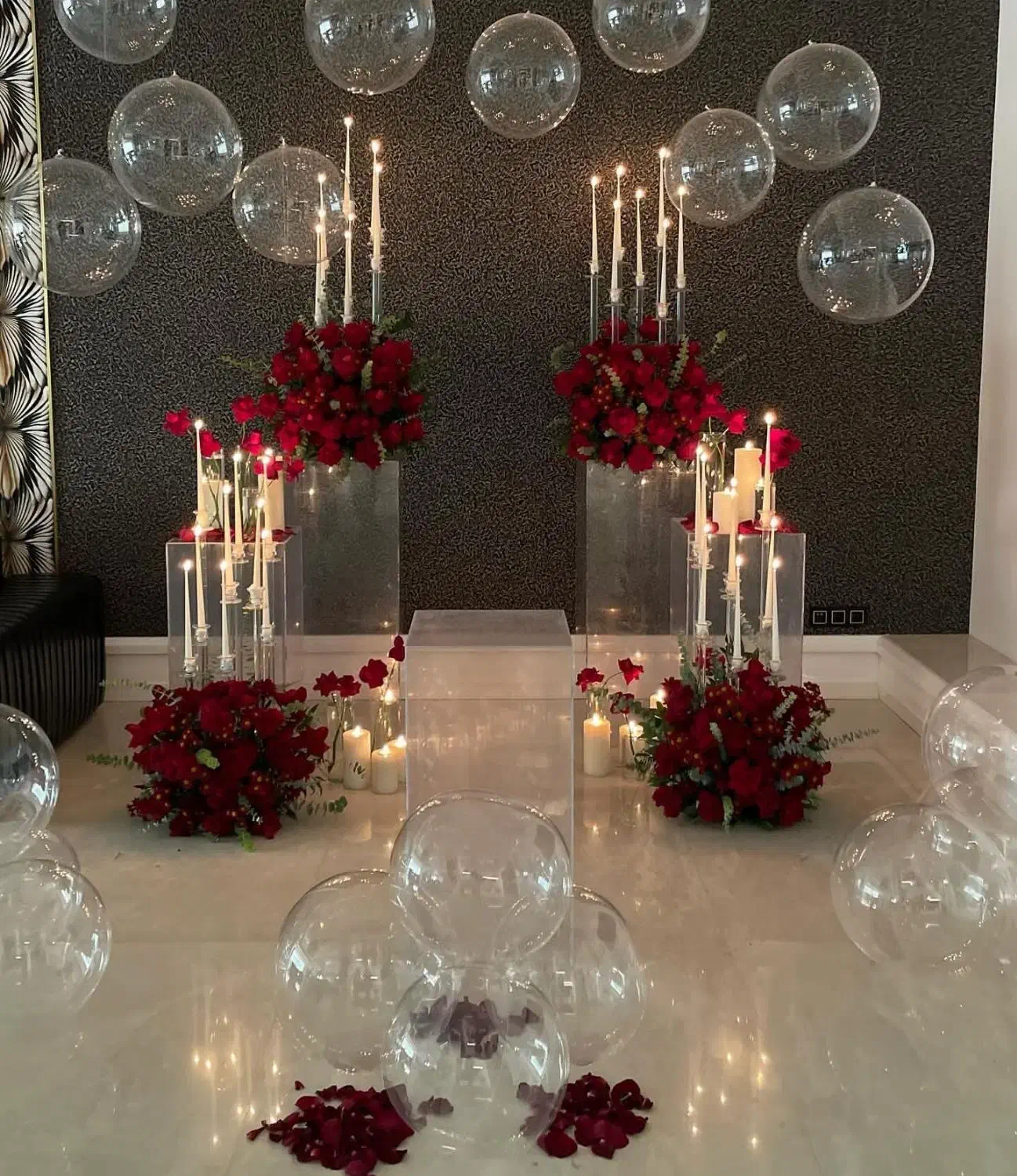 گل آرایی و بادکنک آرایی و شمع آرایی نصف قیمت|خدمات پذیرایی، مراسم|اصفهان, احمدآباد|دیوار