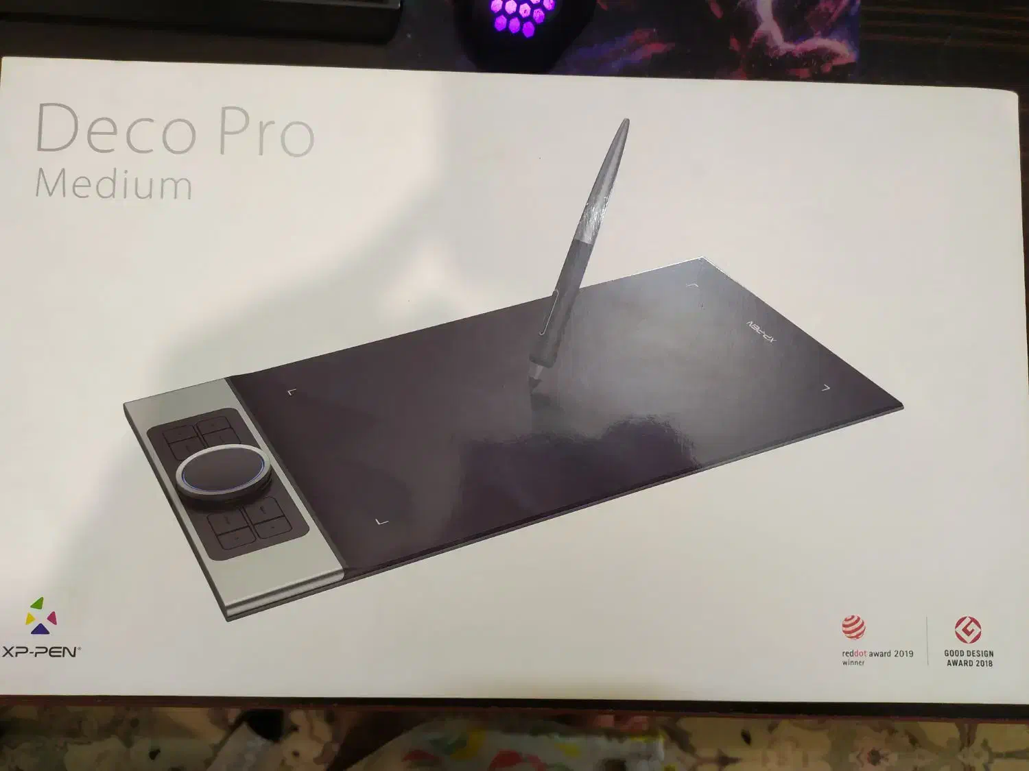 قلم نوری XP pen Deco pro medium  سالم با جعبه|قطعات و لوازم جانبی رایانه|قم, انسجام|دیوار