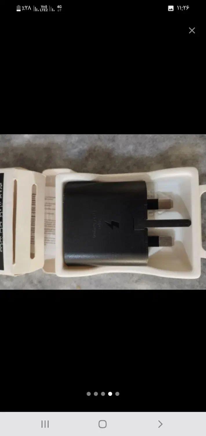 آداپتور سامسونگ اصلی ۲۵ وات|لوازم جانبی موبایل و تبلت|شاهین‌شهر, شهرک هشت بهشت|دیوار