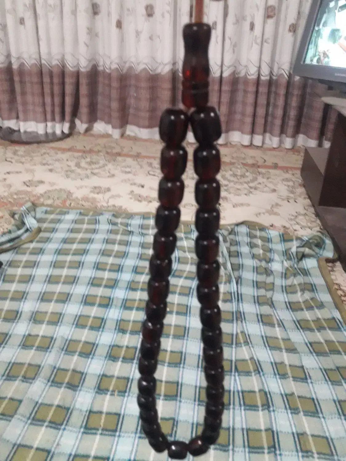 تسبیح سندلوست اصل آلمانی قدیم با بوی فراوان|جواهرات|ابهر, |دیوار