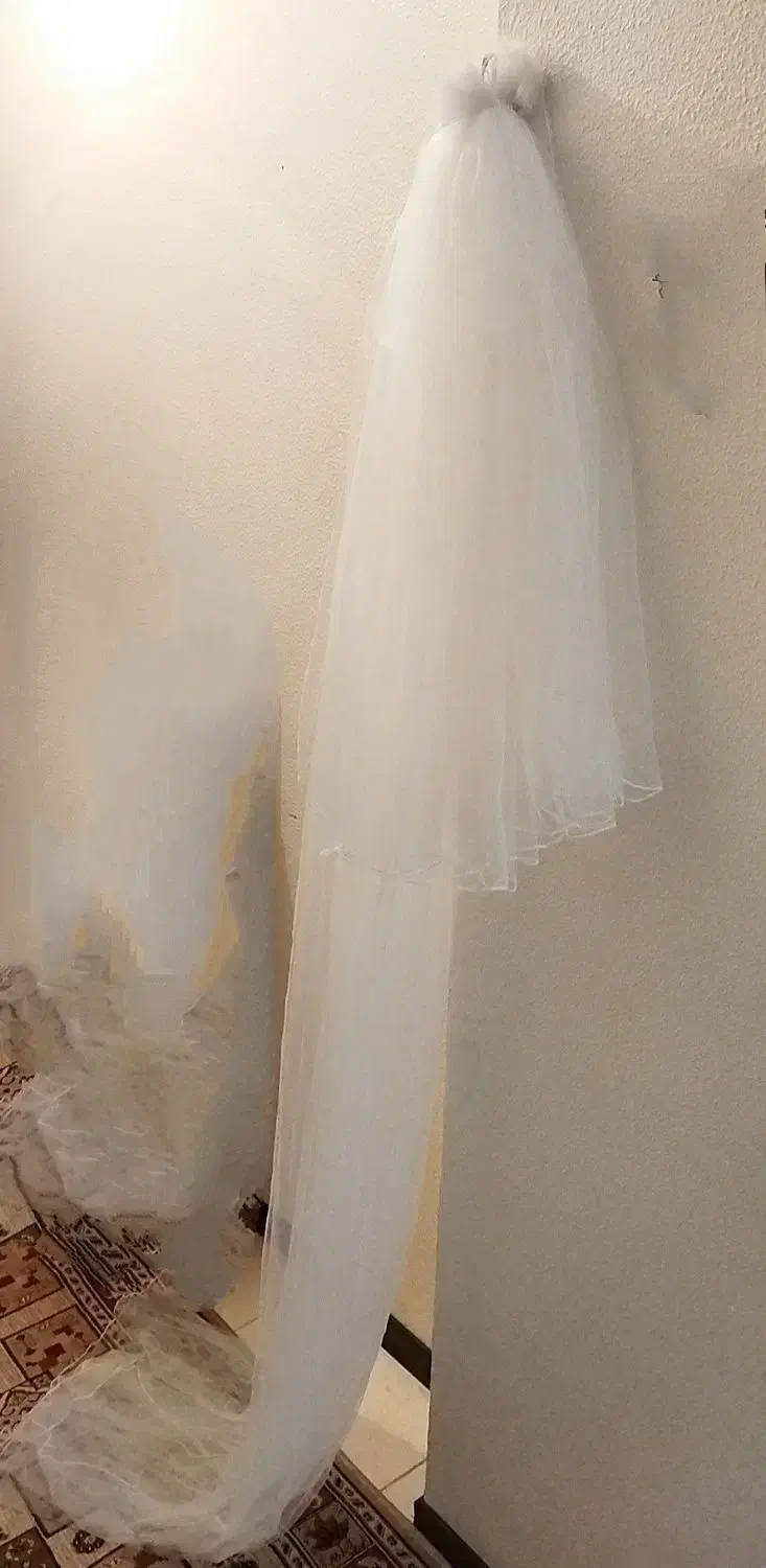 لباس عروس اروپایی همراه با تور بلند|لباس|شاهین‌شهر, عطار|دیوار