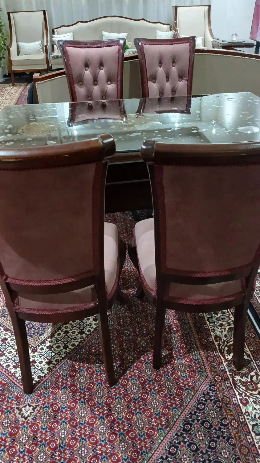 صندلی مبله به تعداد ۶ عدد|صندلی و نیمکت|زنجان, |دیوار