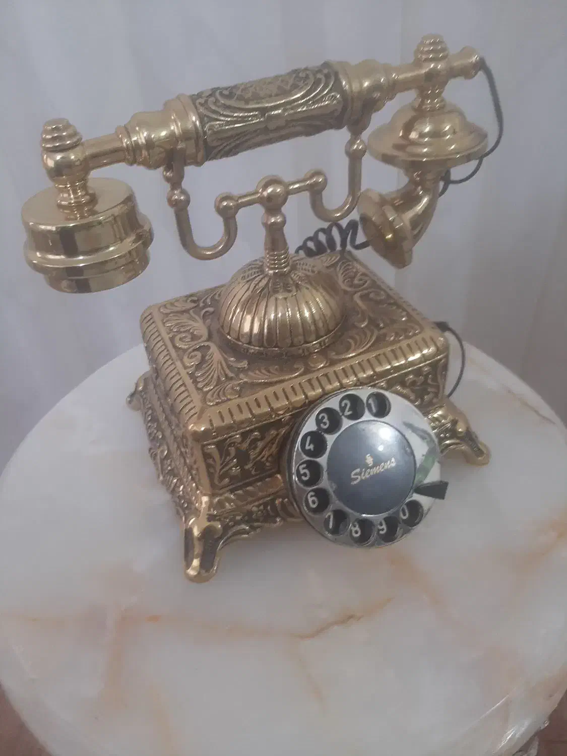 میز تلفن،تلفن برنز وچراغ|میز تلفن|تبریز, |دیوار