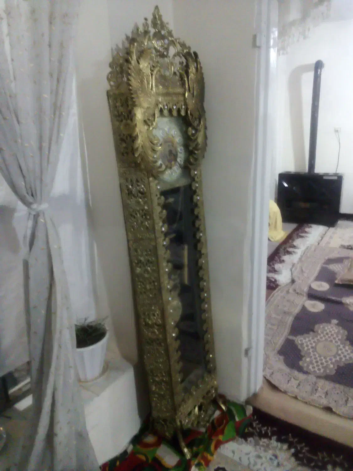 فروش ساعت ایستاده طرح برنز|ساعت دیواری و تزئینی|همدان, |دیوار