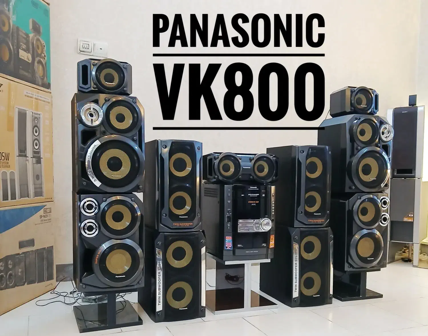 Panasonic vk800|سیستم صوتی خانگی|اسلامشهر, شهرک قائمیه|دیوار