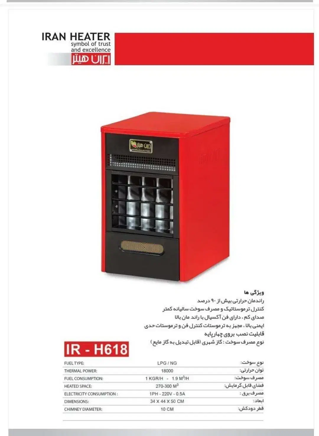 هیتر گازی|بخاری، هیتر، شومینه|قم, حمام تالار|دیوار