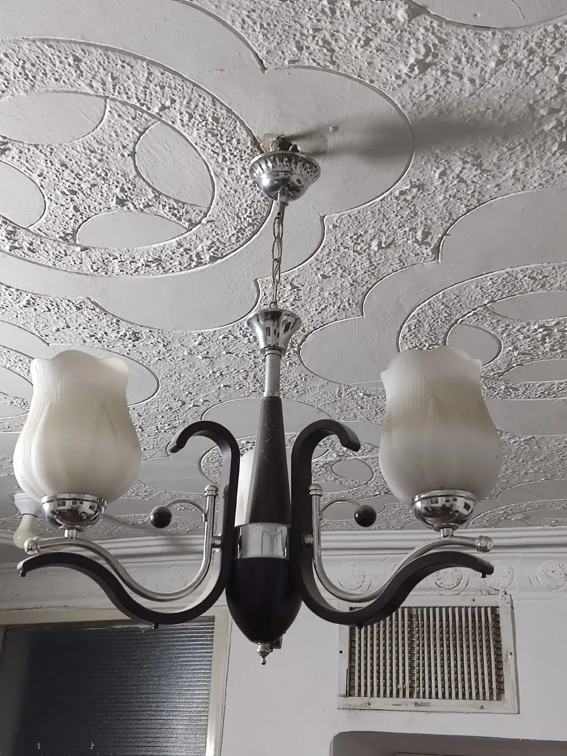 لوستر تر و تمیز|لوستر و چراغ آویز|یزد, |دیوار