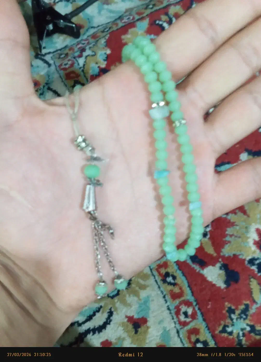 تسبیح و گردنبند سنگ طبیعی کمیاب نیست اصلا مثل اینا|کلکسیون اشیاء عتیقه|شاندیز, |دیوار