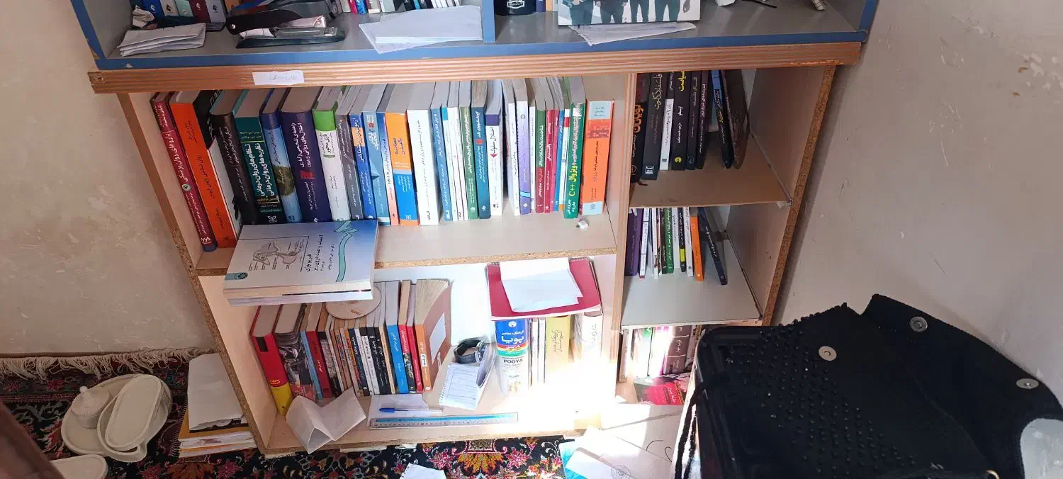 فروش دو قفسه کتابخانه|کتابخانه، شلف، قفسه‌های دیواری|کرمانشاه, |دیوار