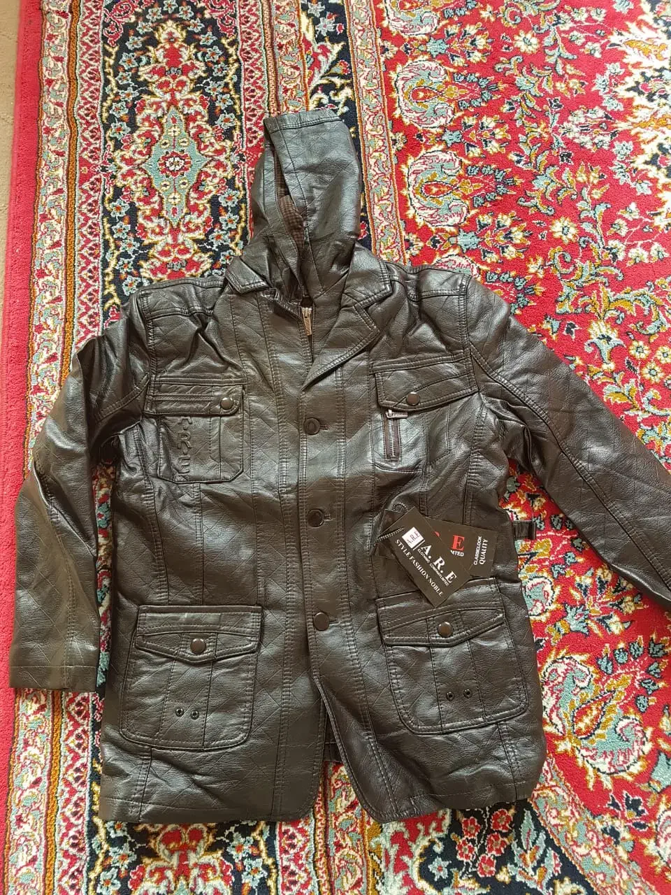 کاپشن چرم پسرانه نو|لباس|ورامین, ورامین|دیوار