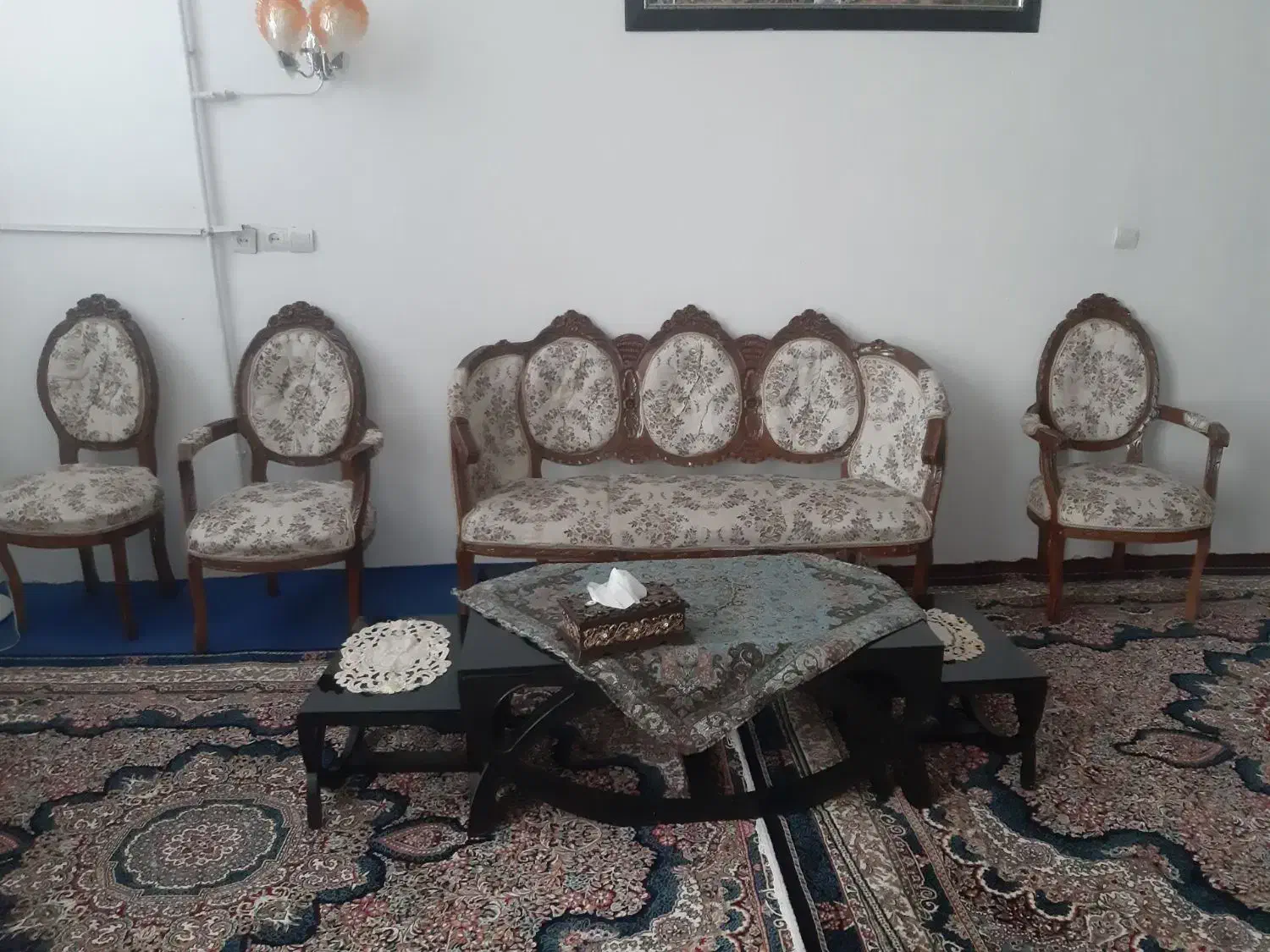 میز مبل سلطنتی|مبلمان خانگی و میز عسلی|نهاوند, |دیوار