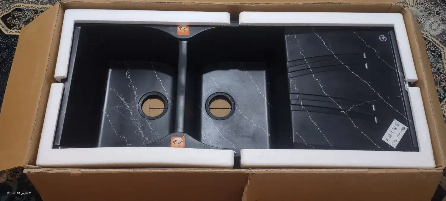 سینک گرانیتی مشکی نو نو|مصالح و تجهیزات ساختمان|صباشهر, |دیوار