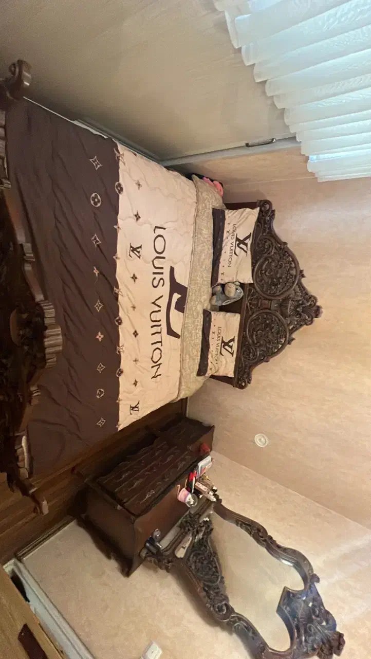 ست اینه کنسول ومیز تی وی چوبی تخت خواب اینه کنسول|بوفه، ویترین، کنسول|تبریز, |دیوار