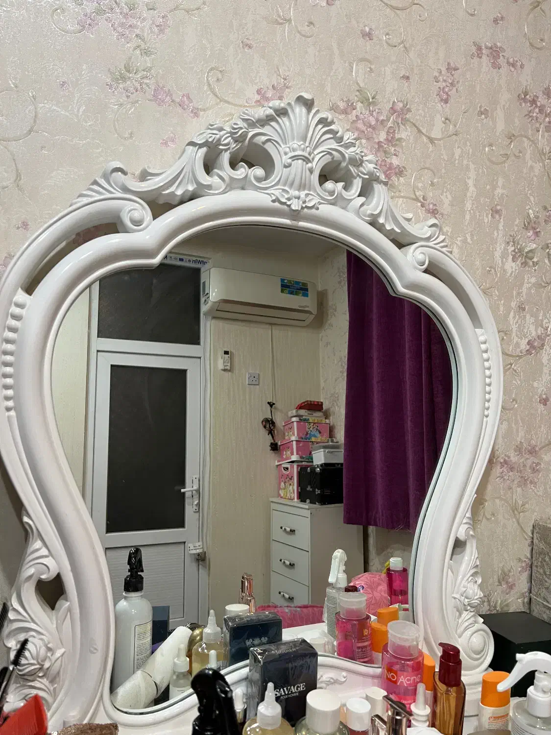 آیینه آرایشی|آینه|اهواز, کوی سعدی|دیوار