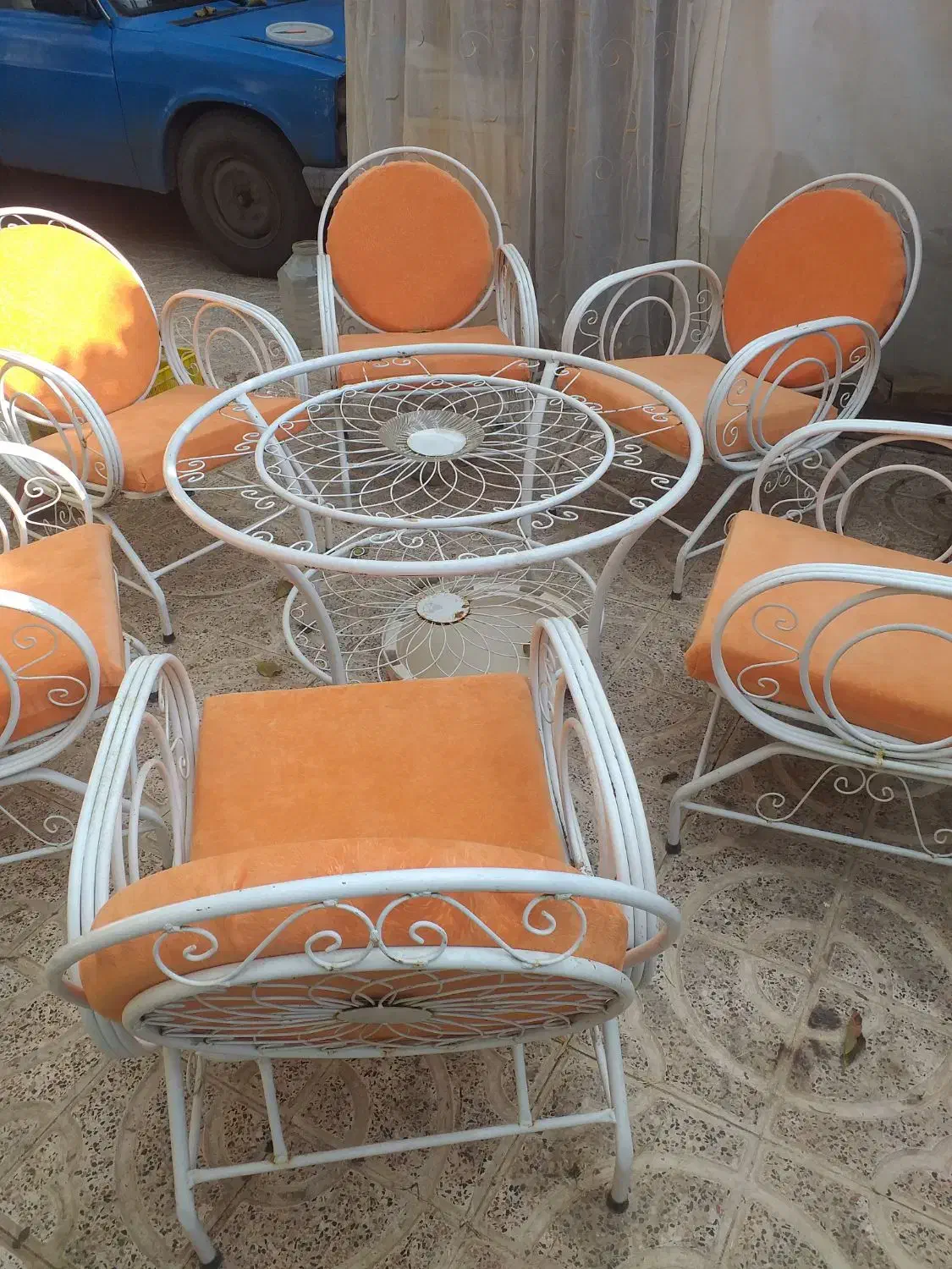 مبلمان فلزی سنگین وزن|مبلمان خانگی و میز عسلی|ارومیه, |دیوار