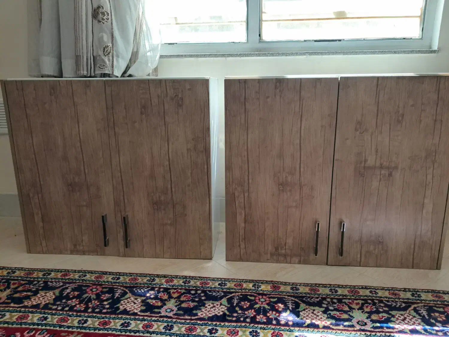 دو عدد کابینت بدنه فلزی روکش MDF|مصالح و تجهیزات ساختمان|شیراز, شهرک گلستان|دیوار